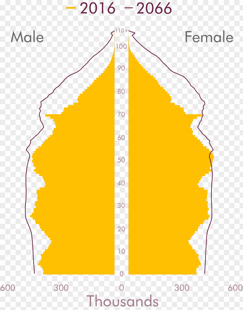 United Kingdom Population Pyramid Demography Projection PNG