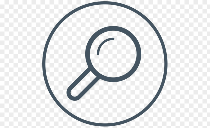 Achieve Outline Clip Art Magnifying Glass PNG