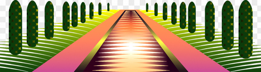 Colorful Road Highway Euclidean Vector PNG
