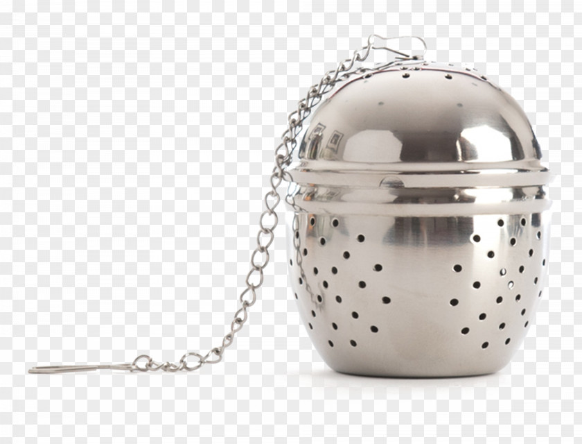 Tea Strainers Silver Pattern PNG