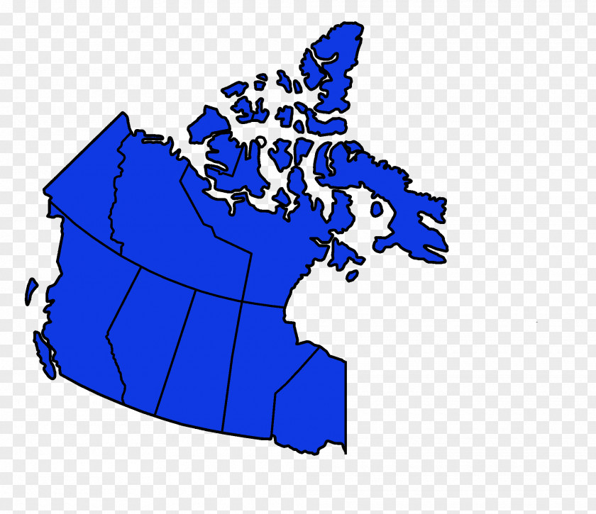 Canada Vector Map Physische Karte PNG