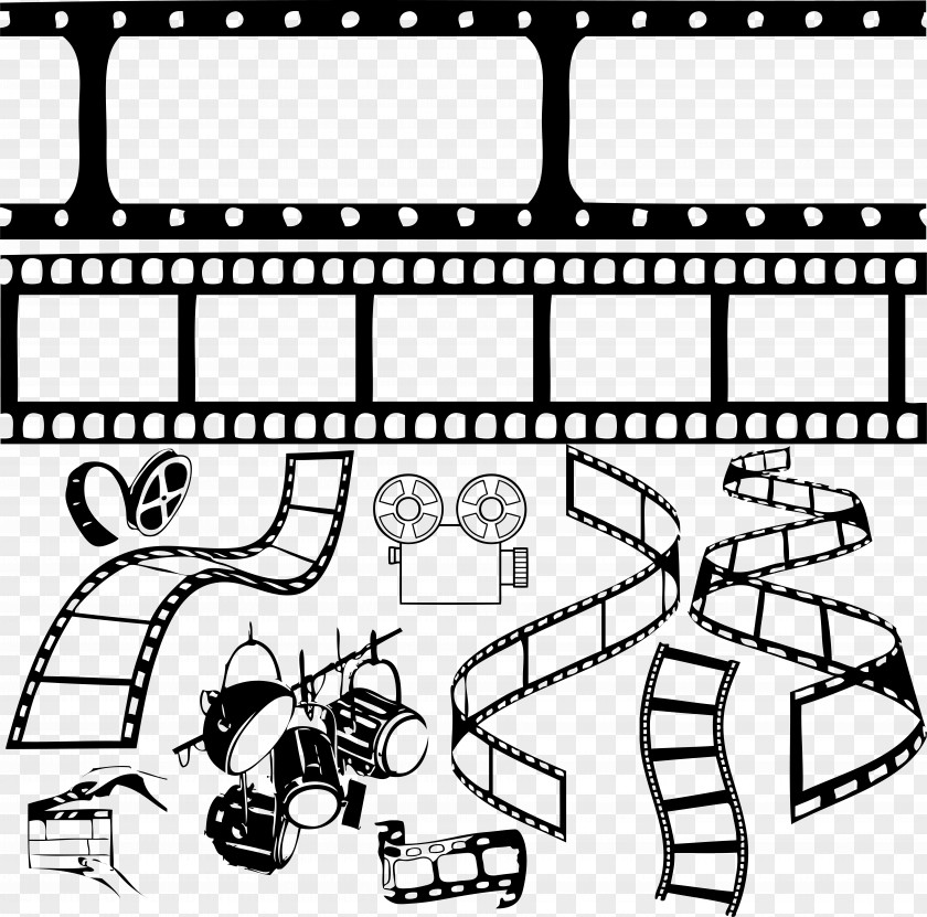 Film Strip Cinema Photography Clapperboard PNG