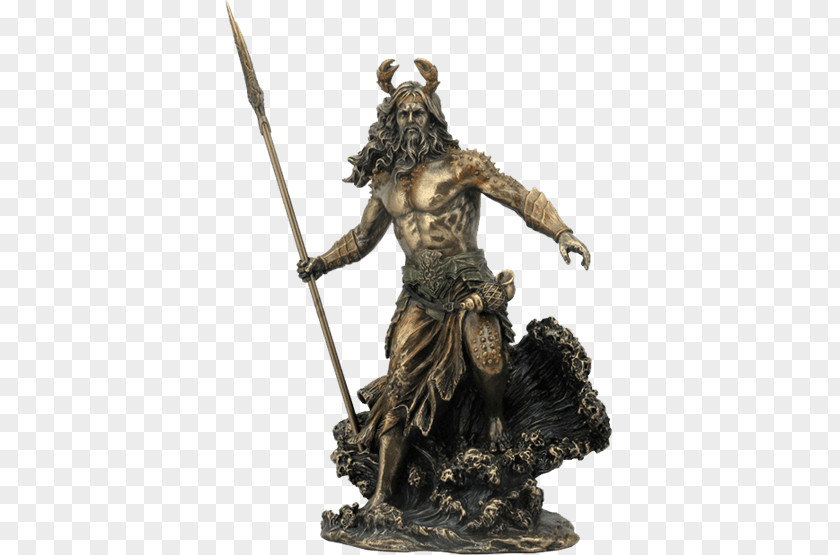 Greek Statue Poseidon Bust Mythology Oceanus PNG