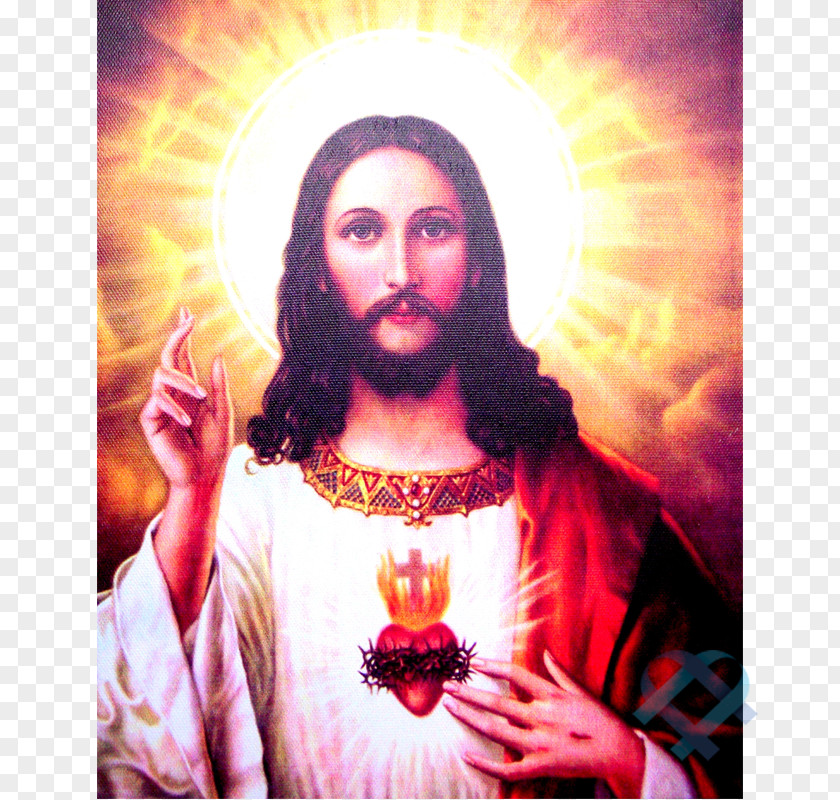 Jesus Sacred Heart Poster The Last Supper God PNG