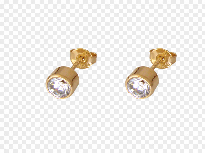 Jewellery Earring Body Cubic Zirconia Gold PNG