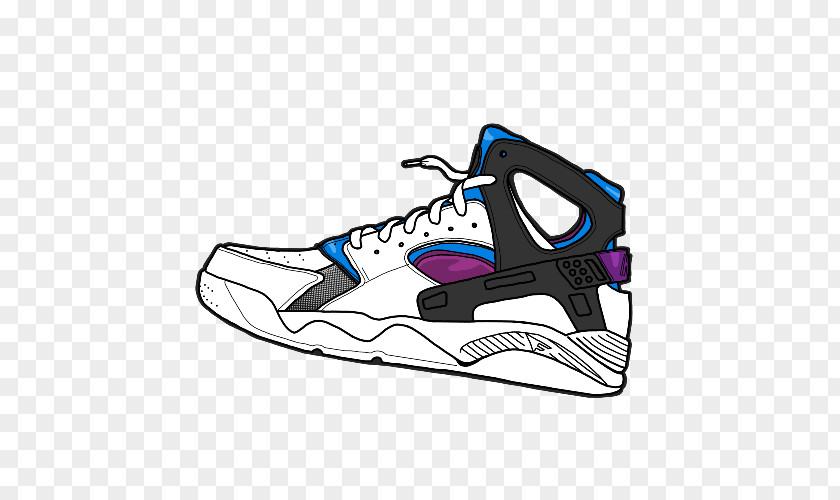 Nike Trainer Huarache Sports Shoes PNG