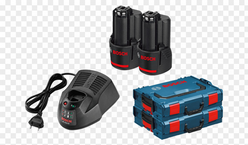 Screw Gun Battery Charger Augers Bosch Professional GSR 12V-15 Cordless Drill 12 V 4 Ah Li-ion Incl. Spare Tool PNG