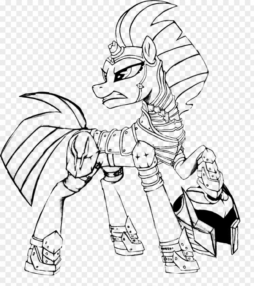 Shadow Line Pony Art Tempest Drawing Coloring Book PNG