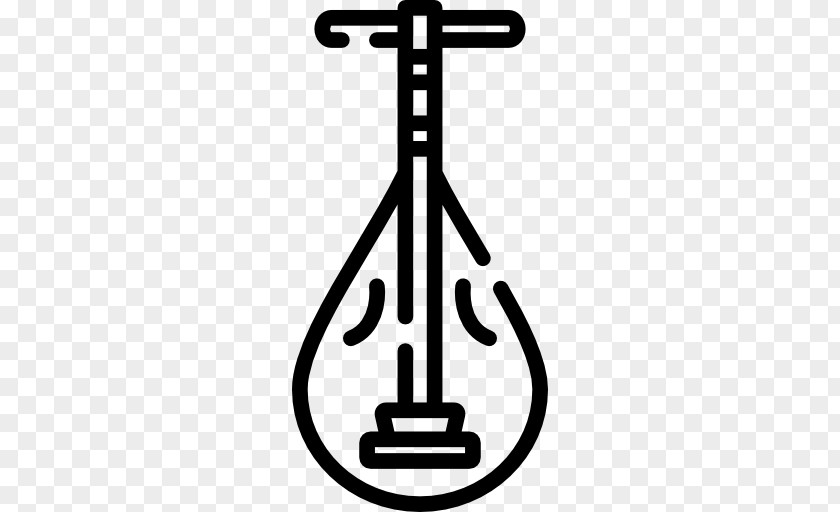 Traditional Japanese Musical Instruments Line White Clip Art PNG