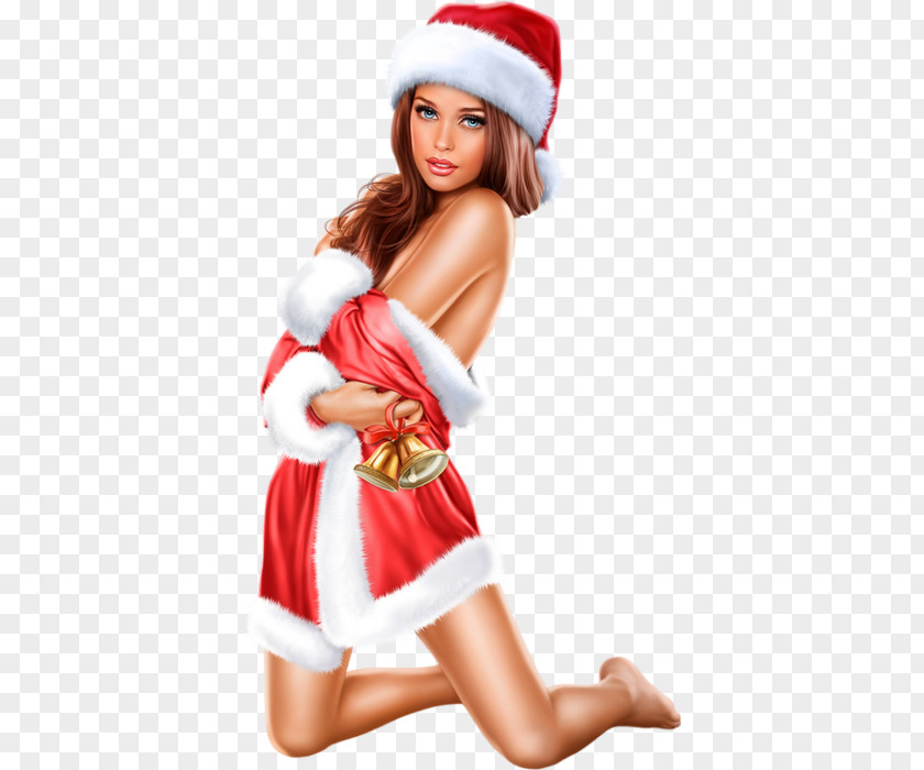 Woman Mrs. Claus The Night Before Female PNG