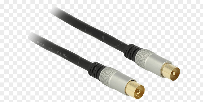 Coaxial Cable Electrical Aerials RG-6 Connector PNG