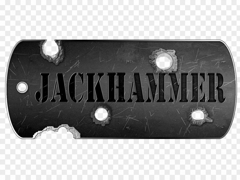 Jackhammer Vehicle License Plates White Motor Registration Font PNG