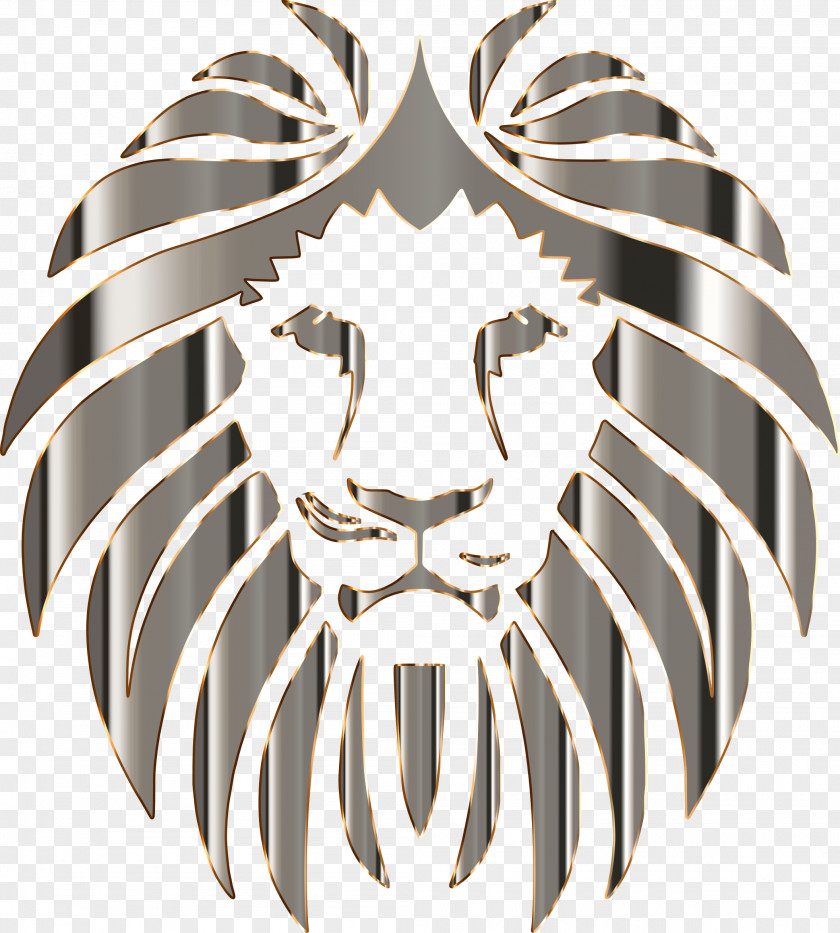 Lion Head White Royalty-free Clip Art PNG