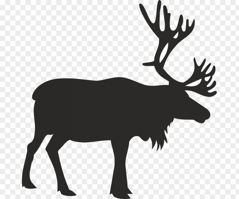 Deer Elk Silhouette Decal Moose PNG
