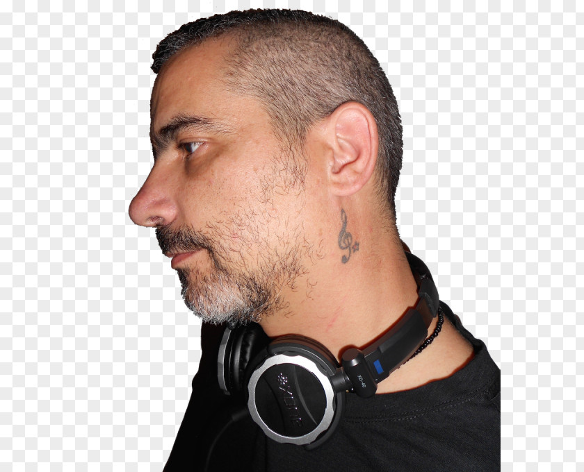 Dj Artist Microphone Moustache Beard PNG