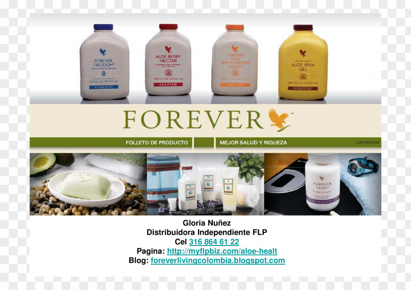 Forever Living Products Magazine .com Glass Bottle PNG