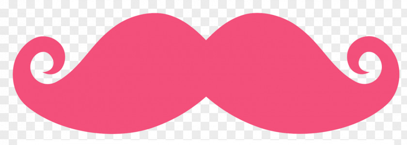 Mostacho Valentine's Day Pink M Logo Clip Art PNG