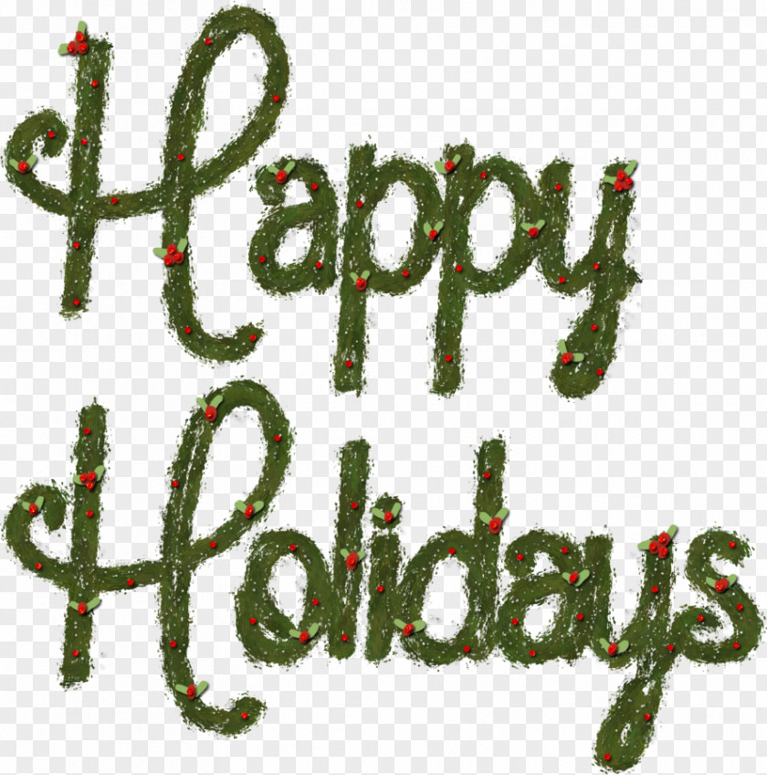 Season's Greetings Wordart Holiday Christmas Clip Art PNG