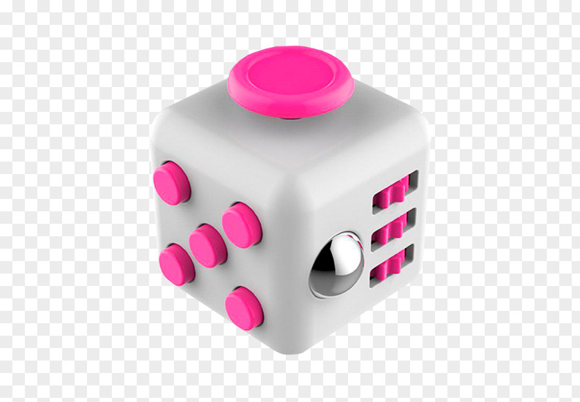Brown Bag Fidget Cube Spinner Fidgeting Color PNG