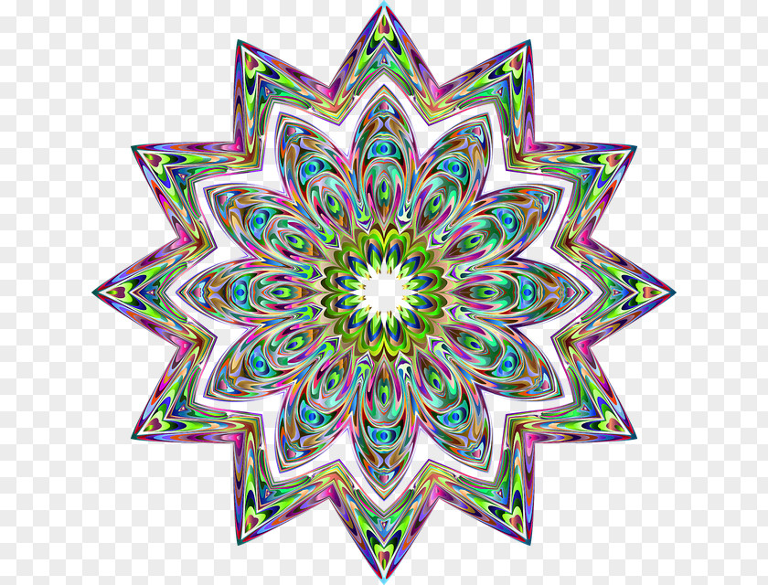 GEOMETRIC Mandala Vector Graphics Rangoli Clip Art PNG