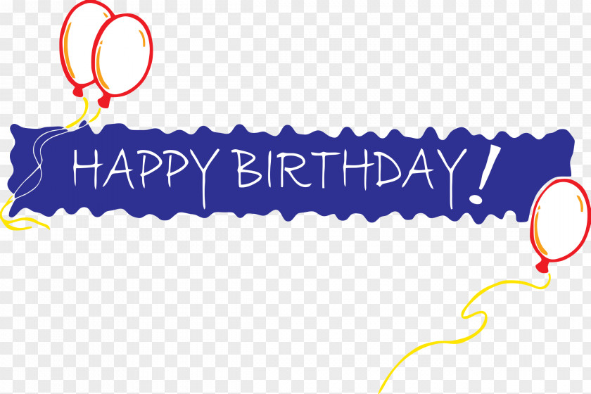 Happy Birthday Banner Cake Clip Art PNG