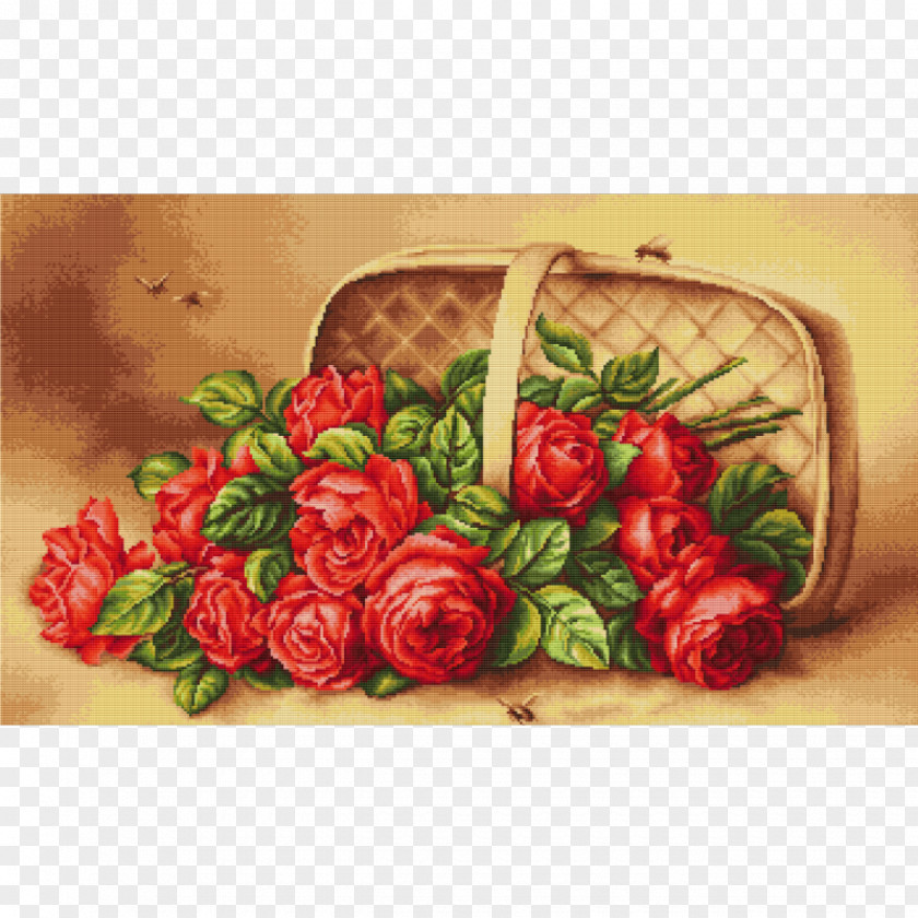Rose Cross-stitch Embroidery Tapestry Garden Roses PNG