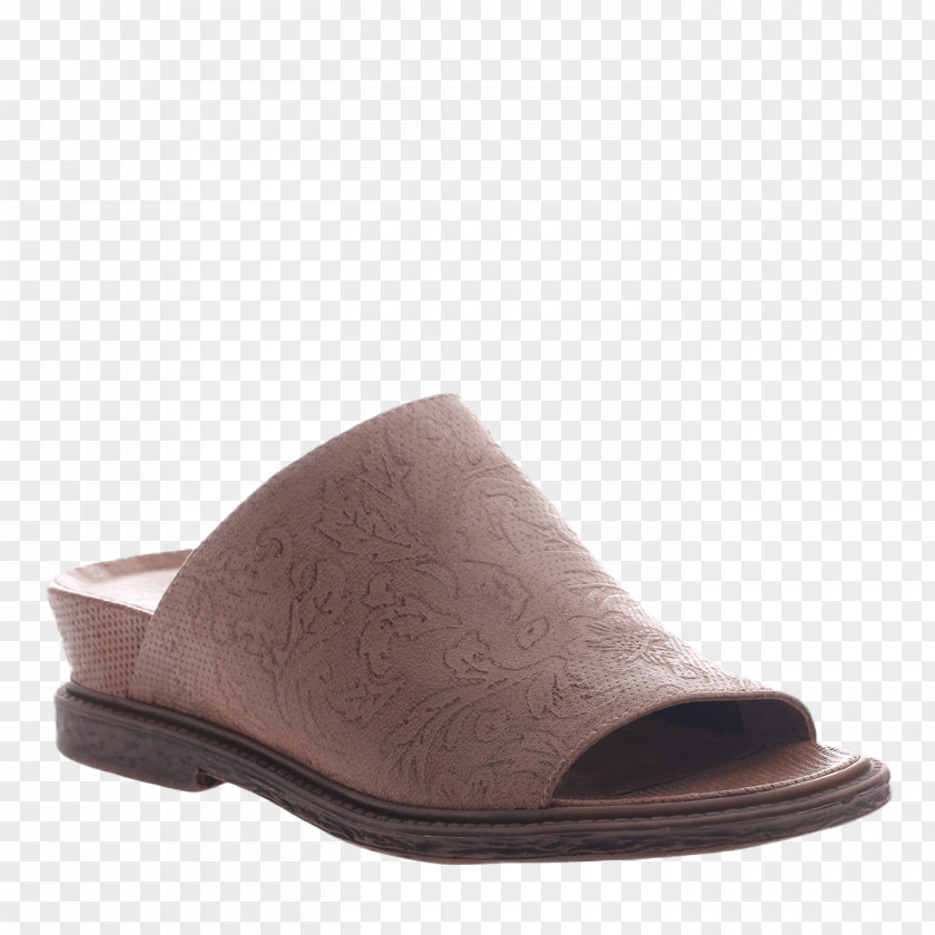 Sandal Shoe Slide Suede Leather PNG