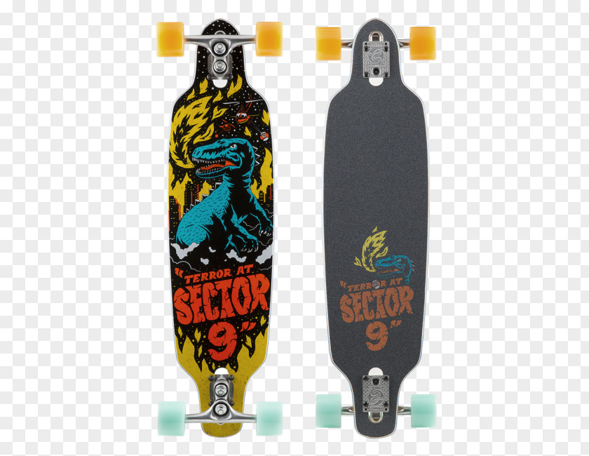 Longboard Sector 9 Skateboard Grip Tape Carved Turn PNG