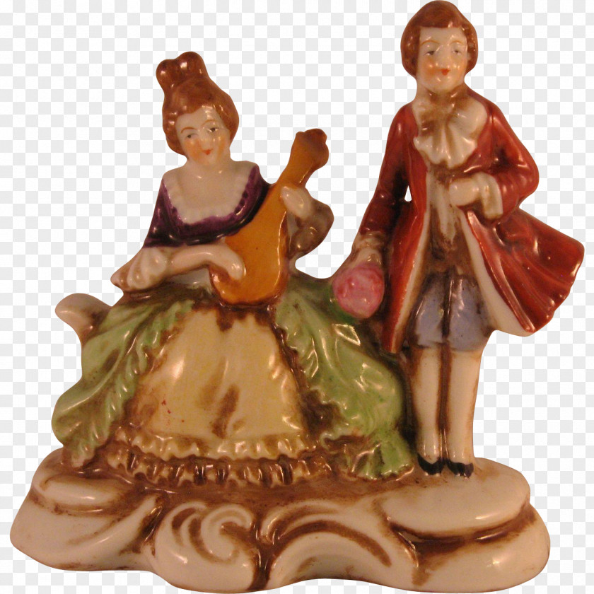 Woman's Day Figurine Porcelain Saucer Woman Pottery PNG