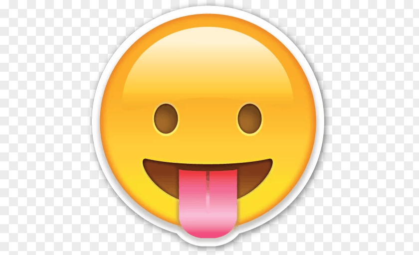 Emoji Sticker Smiley Emoticon Wink PNG