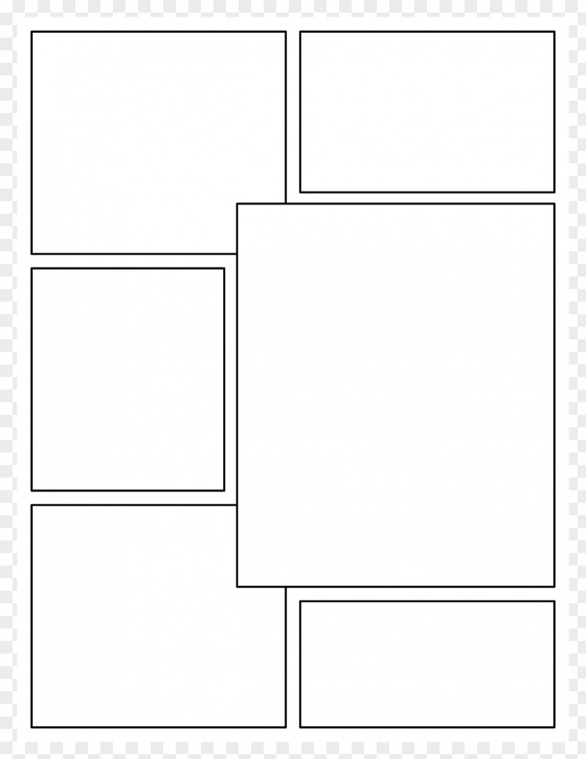 Comic Book Comics Strip Page Layout Graphic Novel PNG