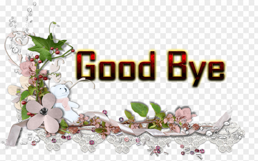 Goodbye Floral Design Desktop Wallpaper Clip Art PNG