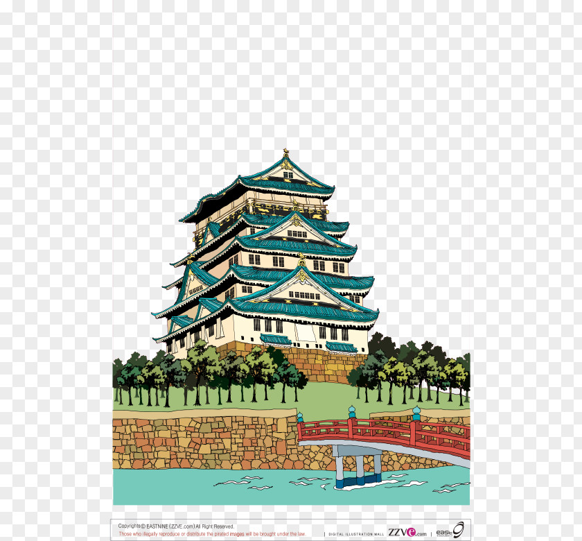 Japan Odawara Castle Himeji Osaka Nagoya Kumamoto PNG