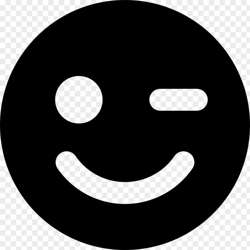 Smiley Wink Face Emoticon Symbol PNG