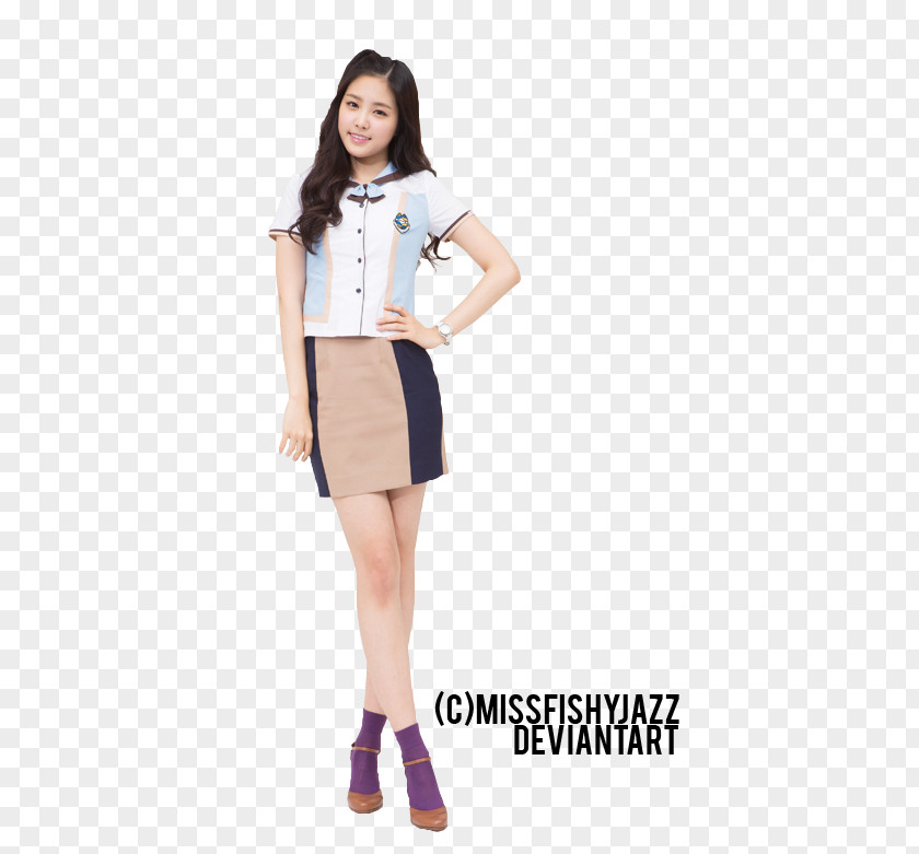 Student Uniform Son Na-eun Apink Art Model K-pop PNG