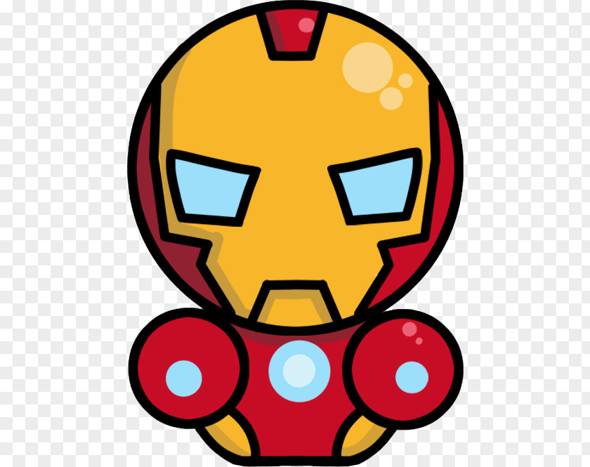 The Serious Iron Man Captain America Spider-Man Q-version Cartoon PNG