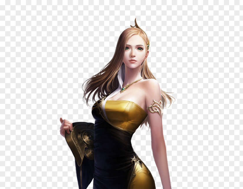 Warrior Woman Character Cabal Online Game GitHub PNG