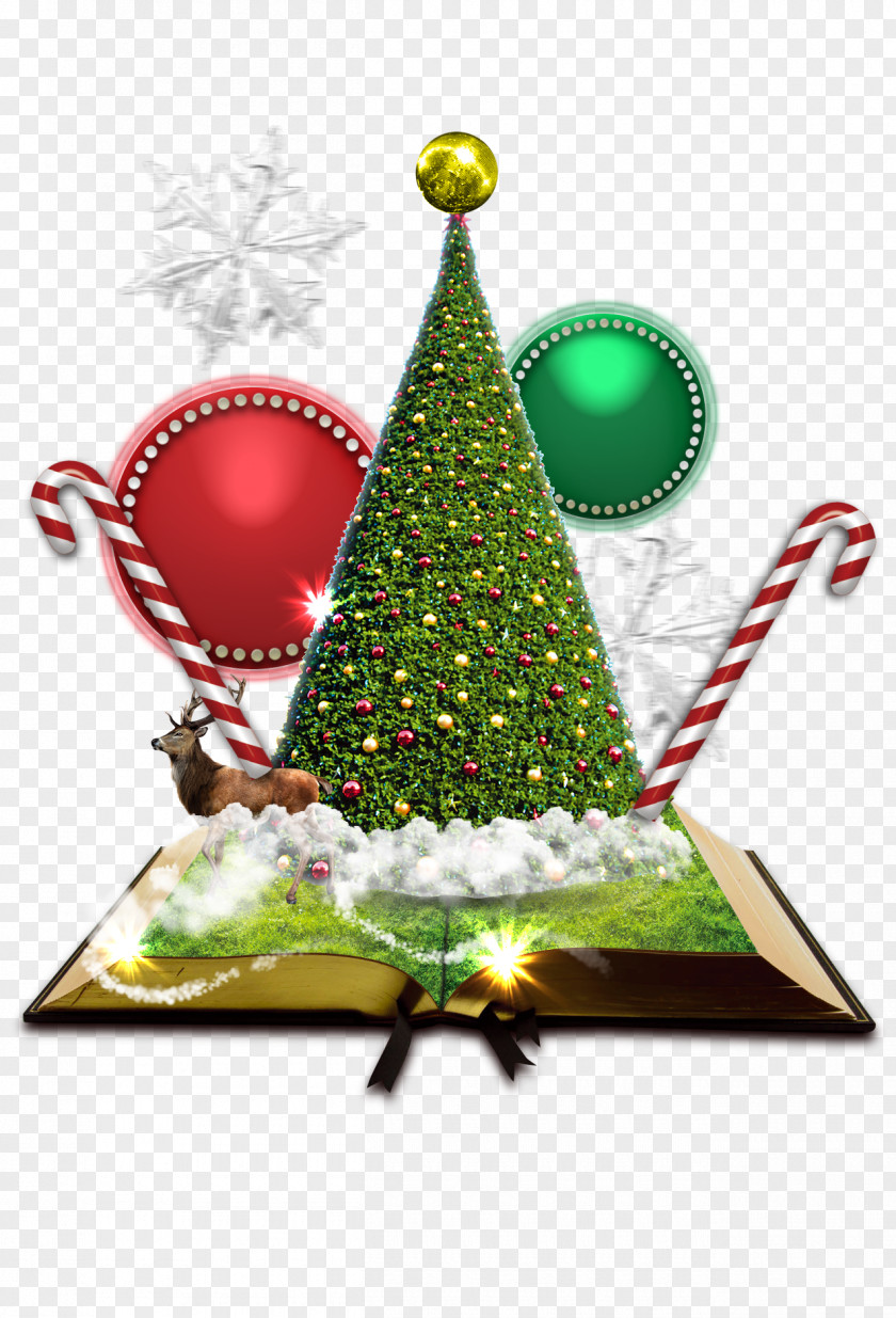 Christmas Tree New Year Party Decoration PNG