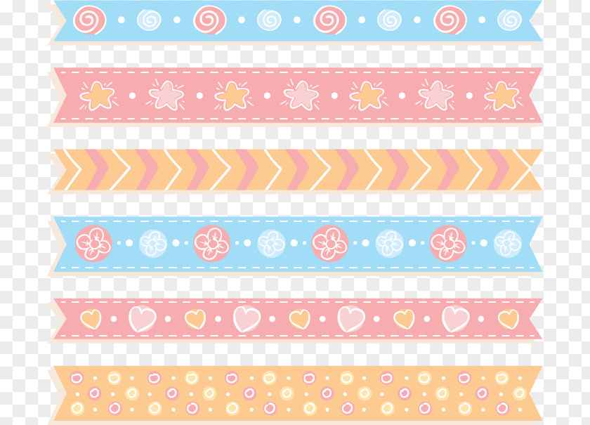 Cute Baby Ribbon Decoration PNG