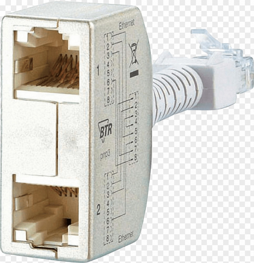 Ethernet Cable Registered Jack Category 5 Cable-Sharing TAE Connector Patch PNG