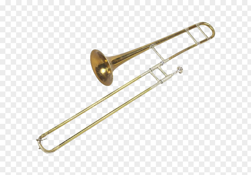 Trombone Musical Instrument Brass Illustration PNG