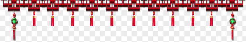 Chinese Style Red Window Pendants Close-up PNG