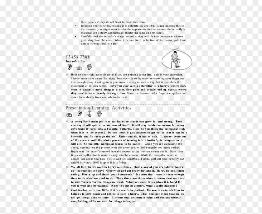 English Cv Document Line PNG