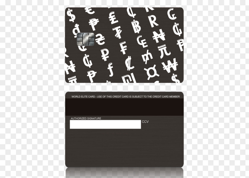 Metal Card Brand Font PNG