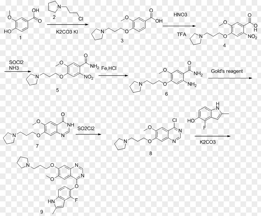 Reaction Inhibitor Quinazoline Functional Group Organic Chemistry Benzylidene Compounds Lipophilicity PNG