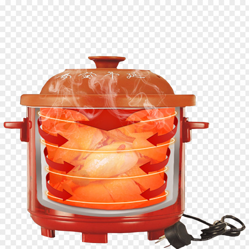 Vector Warm Soup Tools Thailand Slow Cooker Home Appliance Electricity Furnace PNG