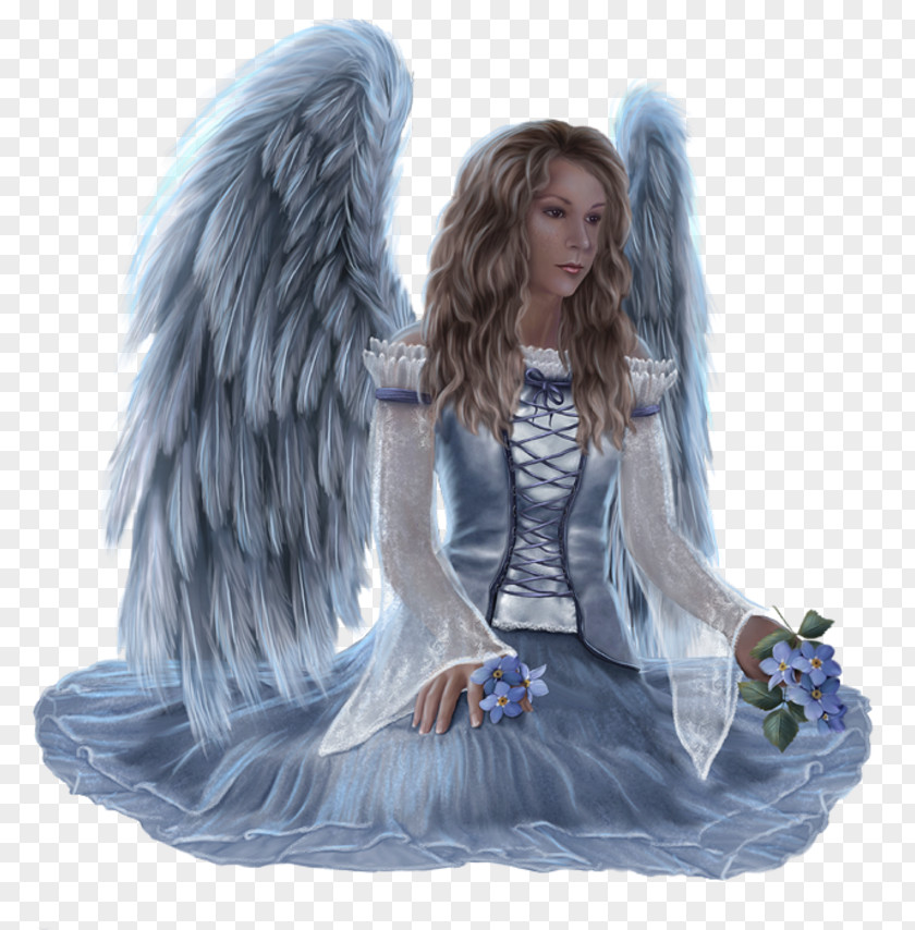 Angel Los Angeles Angels Figurine Long Hair PNG