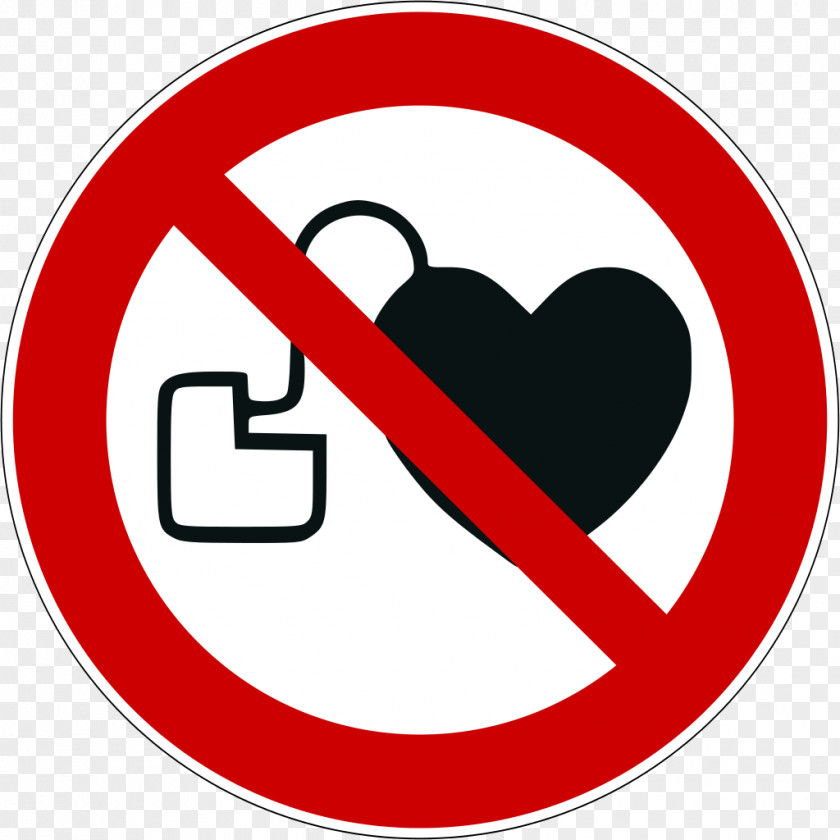 Heart Artificial Cardiac Pacemaker No Symbol ISO 7010 Defibrillator PNG