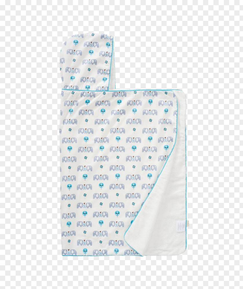 Blue Towel Cotton Textile Child PNG