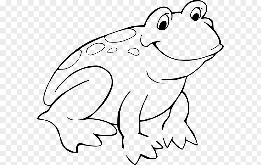 Frog Line Cliparts Black And White Cartoon Clip Art PNG